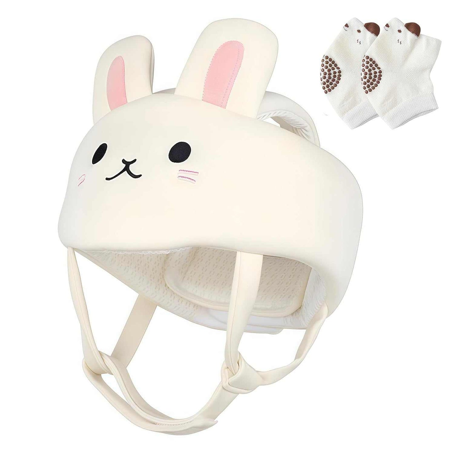 Baby Safety Helmet with bunny and koala design for infant crawling and walking safety