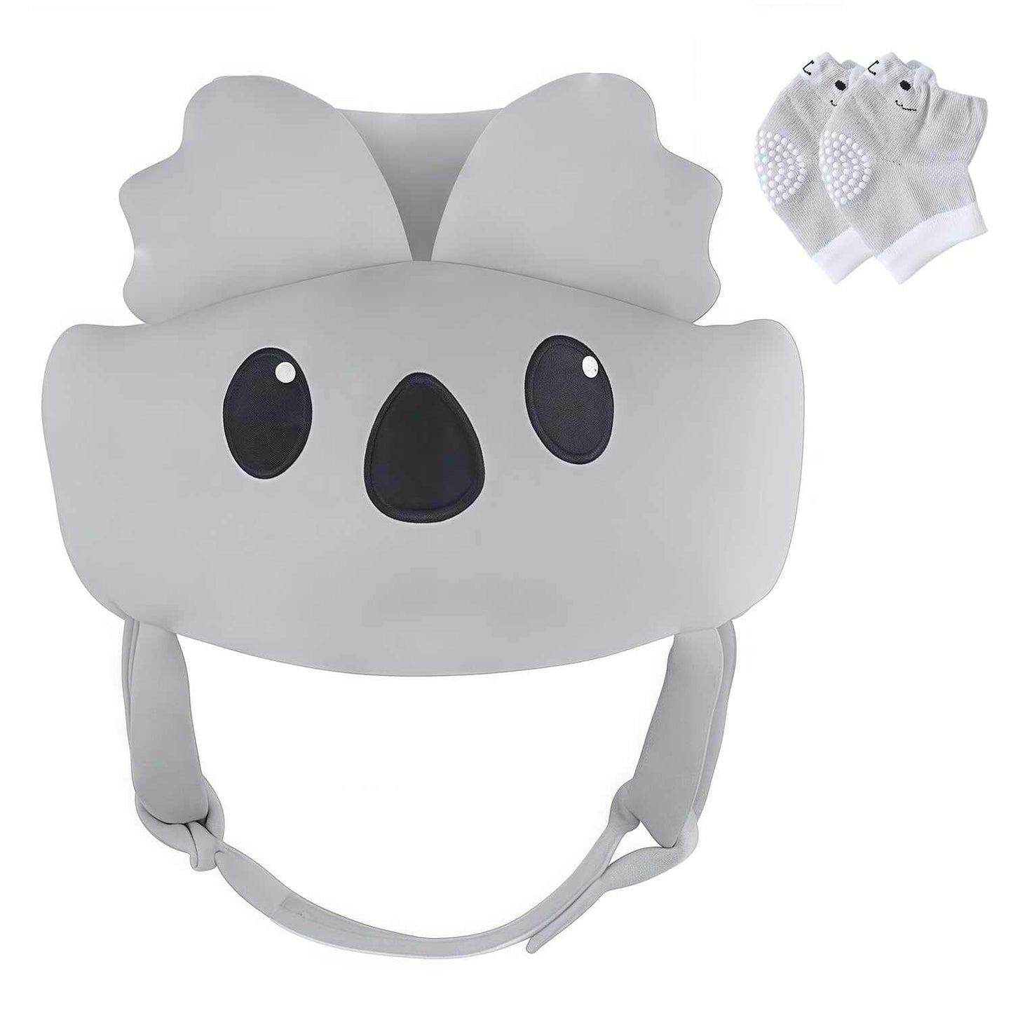 Baby Safety Helmet with bunny and koala design for crawling and walking safety