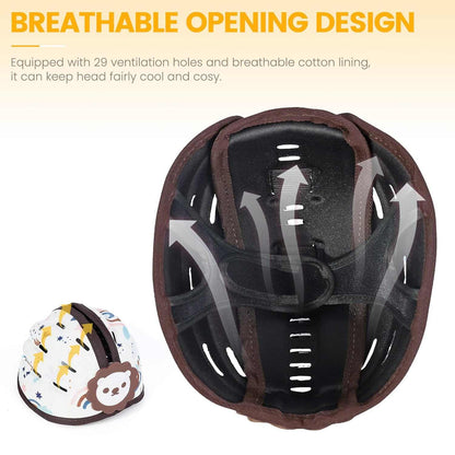 Children's helmet with breathable opening design on a white background