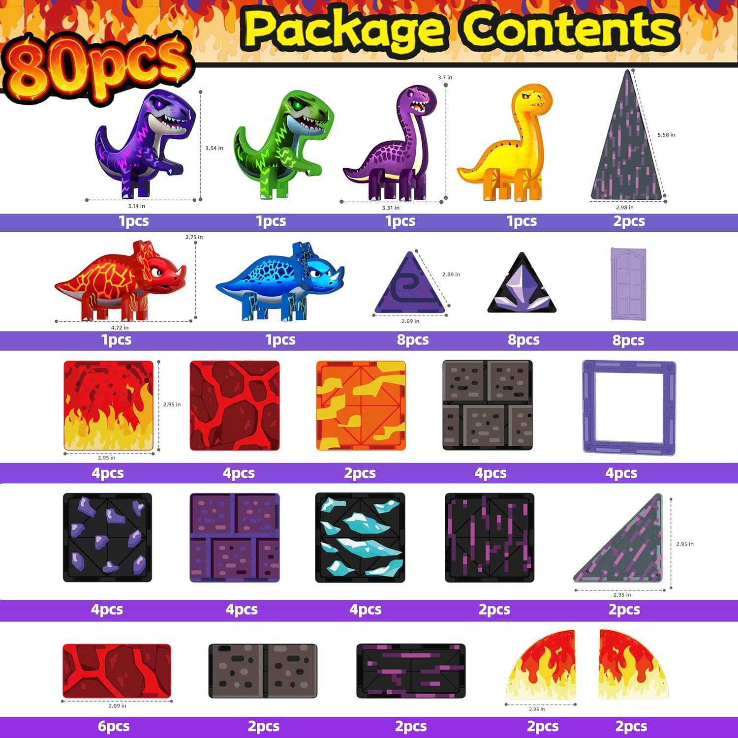 magnetic-tiles-dinosaur-80pcs-stem-set