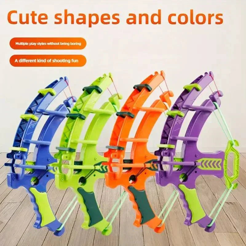 Kids Archery Toy Set colorful lightweight bows with sticky ball arrows for safe indoor and outdoor play