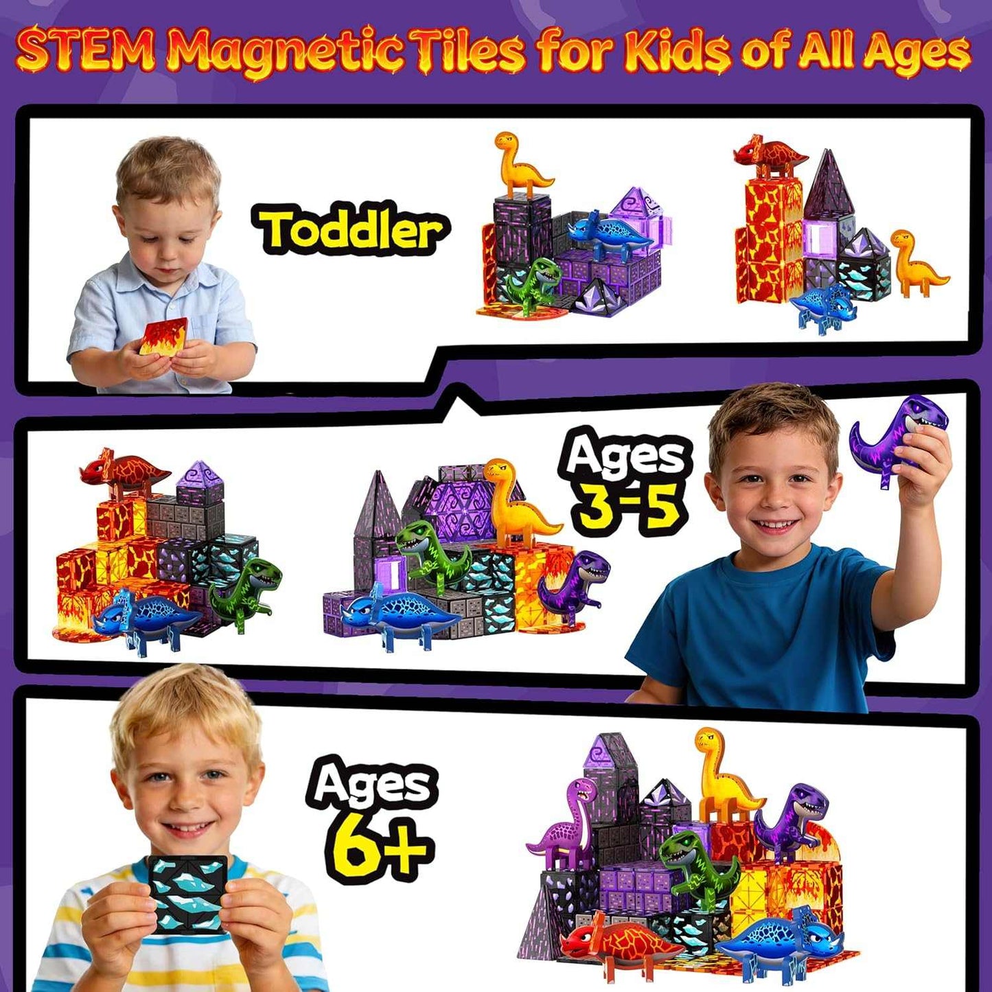 magnetic-tiles-dinosaur-80pcs-stem-set