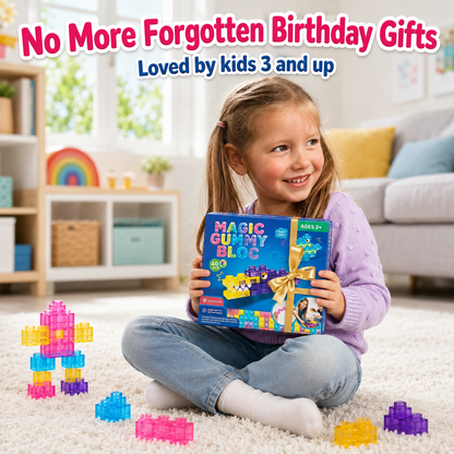 Colorful squishy building blocks 40PCS set for sensory play and creative stacking