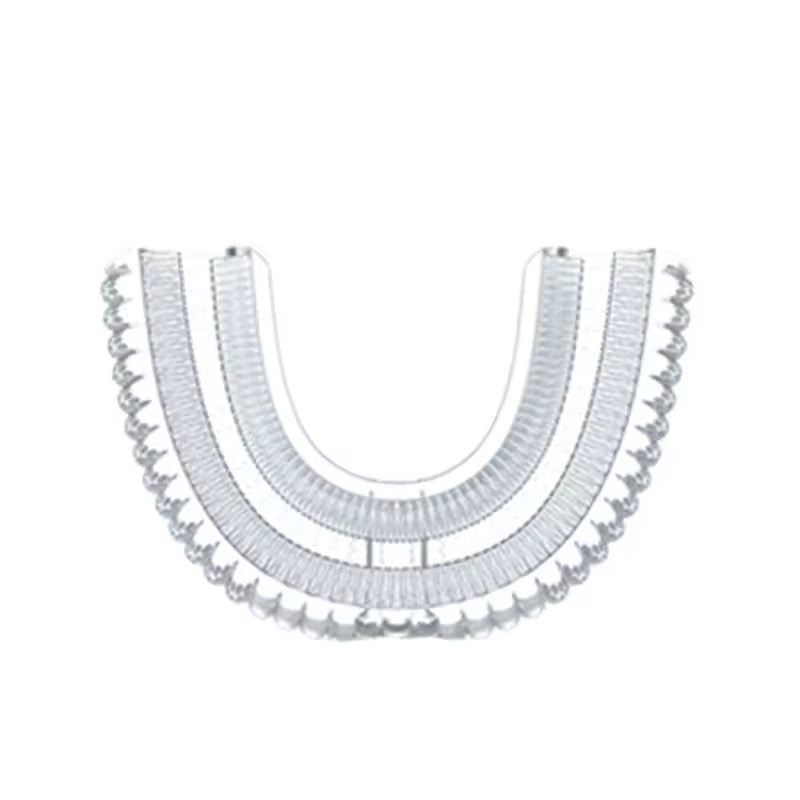 Set of three silver necklaces on a white background. SWEVVA™ 360° Kids Silicone Replacement Head