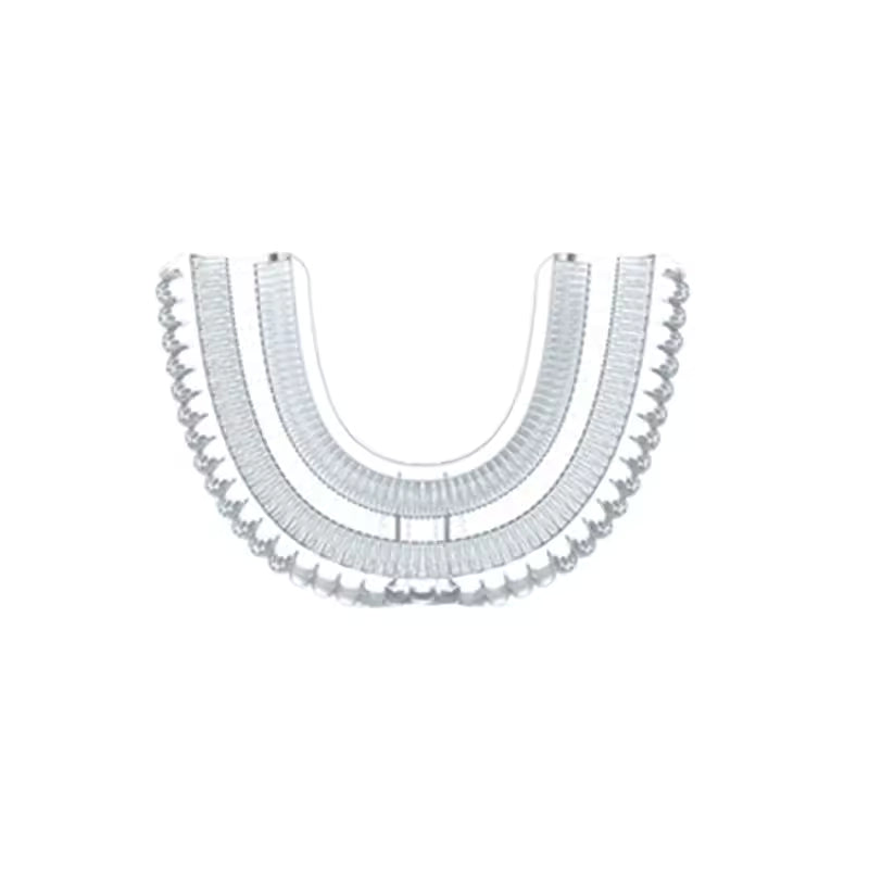 Set of three silver necklaces on a white background. SWEVVA™ 360° Kids Silicone Replacement Head