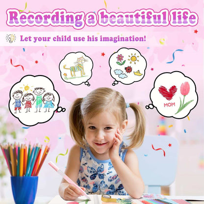 DIY Journal Kit for Girls open with colorful pens, stickers, and decorative journaling supplies
